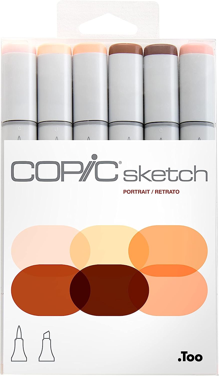 Copic Sketch Alcohol Marker 5 Colors + Multiliner SP Set, Sketching Grays - Image 2